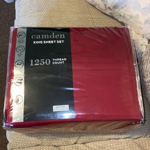 ♥️NWT Camden 1250 Thread Count King Sheet Set